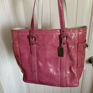 Coach pink shoulder bag